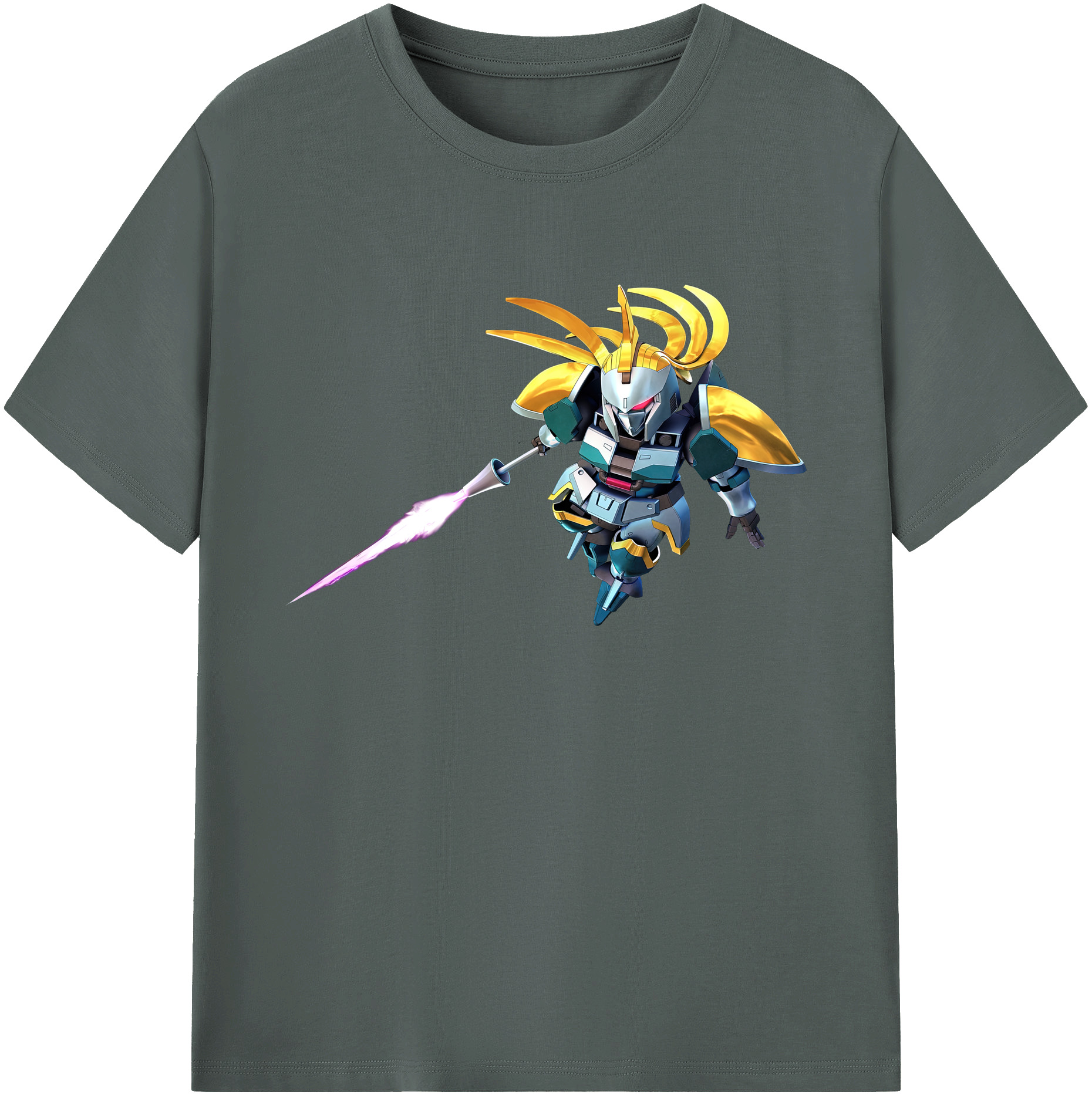 （画像用） 機動戦士ガンダム Mobile Suit Gundam 綿100％ メンズ半袖Tシャツ｜肌触りやわらか＆通気性